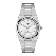 Tissot PRX Powermatic 80 35mm T137.207.11.111.00 - bracciale e cassa acciaio - quadrante bianco con datario